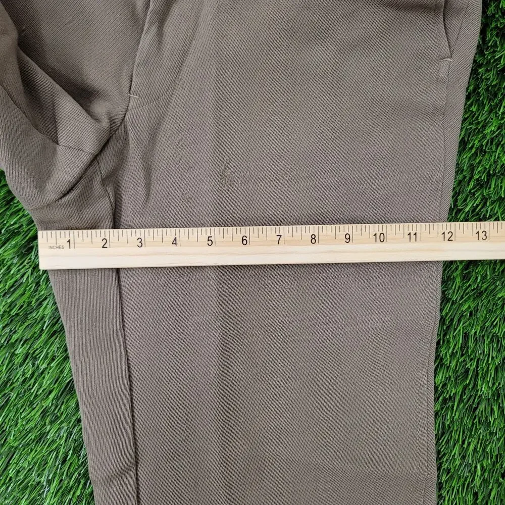 Vintage 70s Disco Hippie Pants 30x27 Polyester Brown